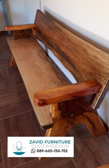 Bangku-Panjang-Kayu-2-450x694 Meja Makan Marmer Kaki Stainless Steel Marmer Import