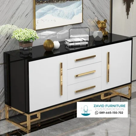 Buffet-Credenza-Minimalis-2-450x450 Meja Makan Marmer Kaki Stainless Steel Marmer Import